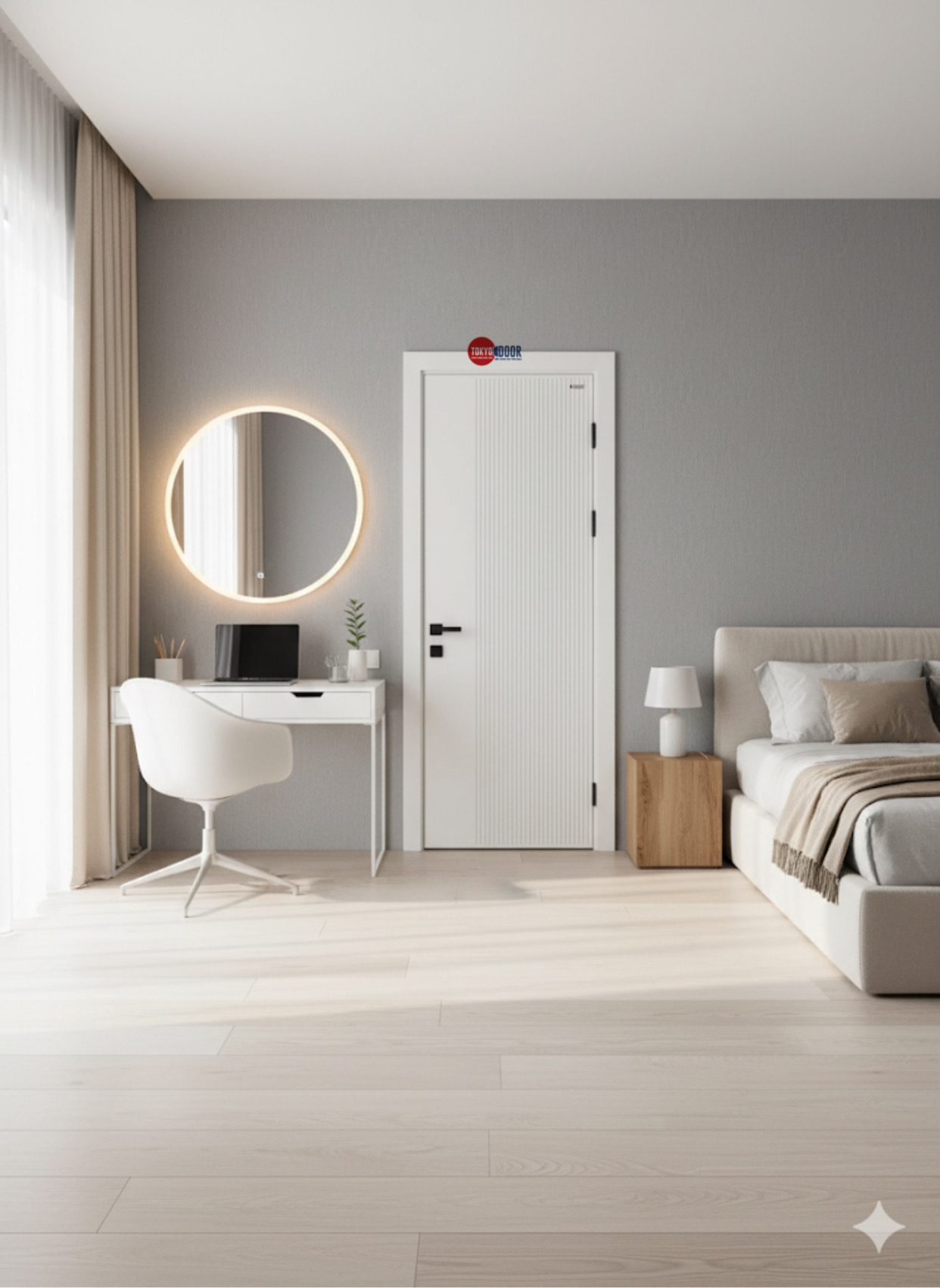 Cửa Nhựa Composite Tokyodoor HS02 Cửa Nhựa Composite Tokyodoor HS02