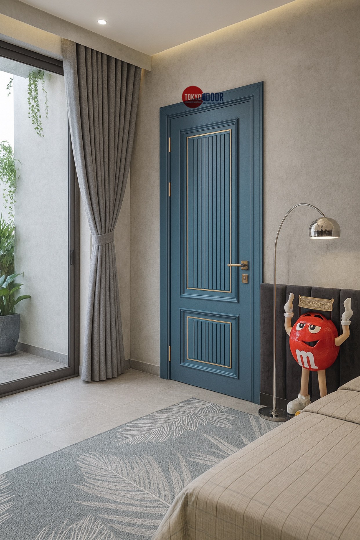 Cửa nhựa Composite Sơn Cao Cấp Tokyodoor TCD03 Cửa nhựa Composite Sơn Cao Cấp Tokyodoor TCD03