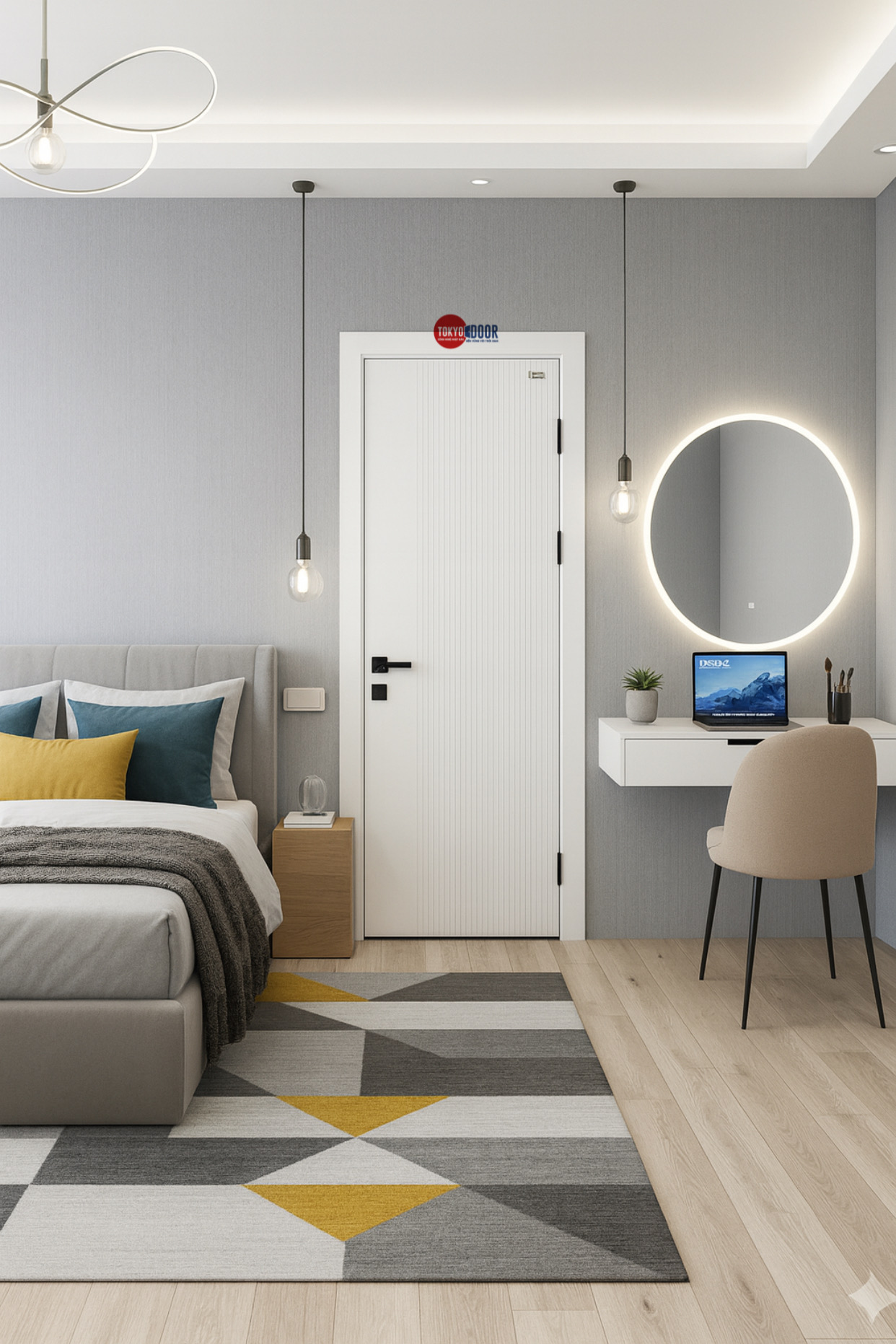 Cửa Nhựa Composite Tokyodoor HS02 Cửa Nhựa Composite Tokyodoor HS02