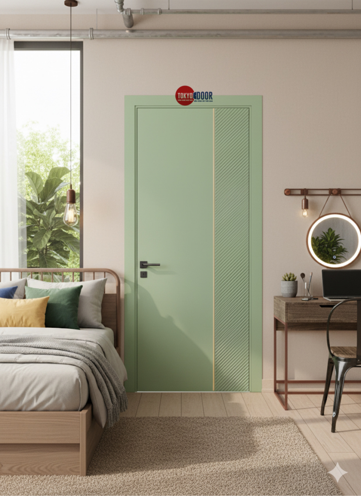 Cửa nhựa Composite Tokyodoor HS03 Cửa nhựa Composite Tokyodoor HS03