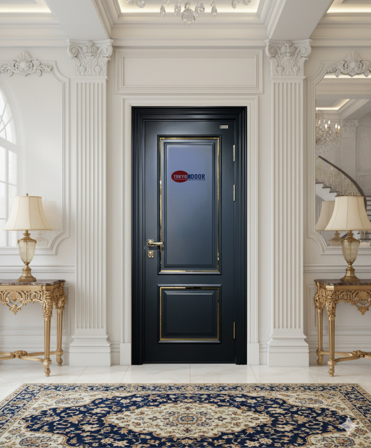 Cửa Nhựa Composite Sơn Cao Cấp Tokyodoor TCD01 Cửa Nhựa Composite Sơn Cao Cấp Tokyodoor TCD01