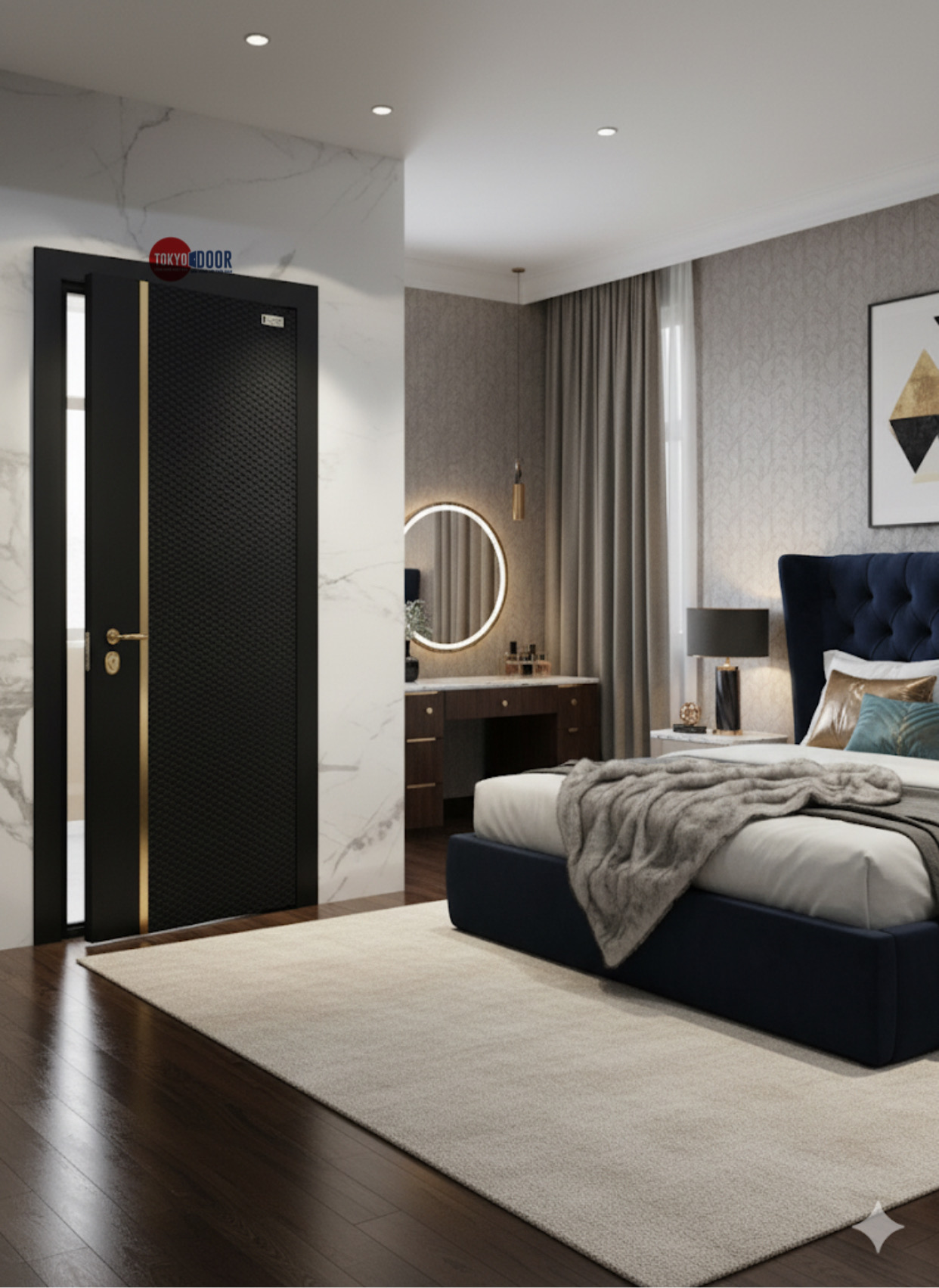 Cửa nhựa Composite Tokyodoor HS05 Cửa nhựa Composite Tokyodoor HS05