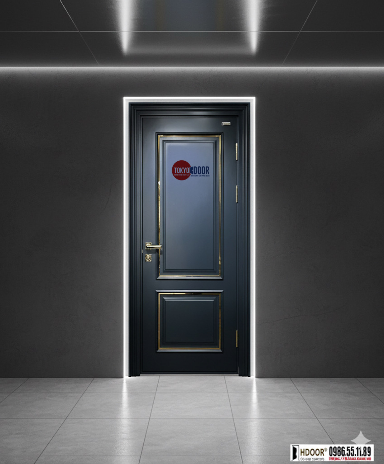 Cửa Nhựa Composite Sơn Cao Cấp Tokyodoor TCD01 Cửa Nhựa Composite Sơn Cao Cấp Tokyodoor TCD01