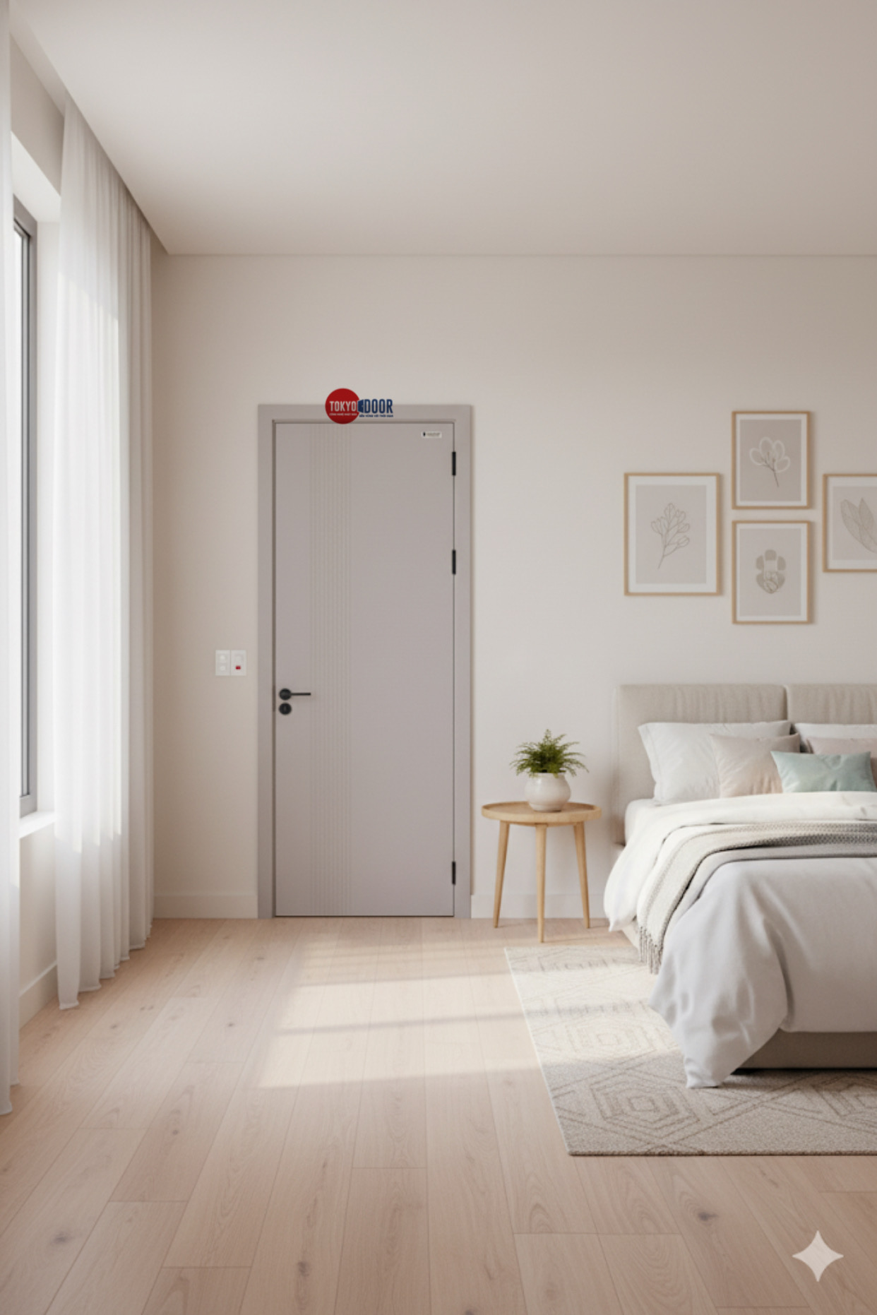 Cửa nhựa Composite Tokyodoor HS04 Cửa nhựa Composite Tokyodoor HS04