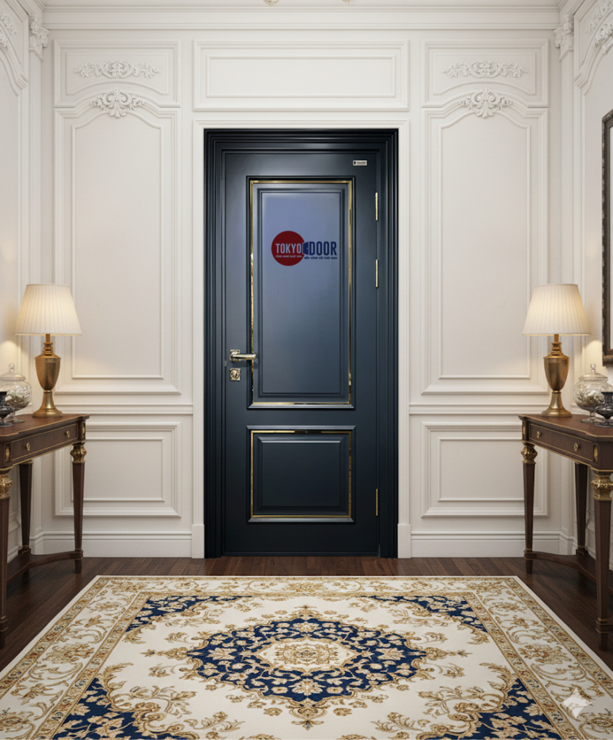 Cửa Nhựa Composite Sơn Cao Cấp Tokyodoor TCD01 Cửa Nhựa Composite Sơn Cao Cấp Tokyodoor TCD01