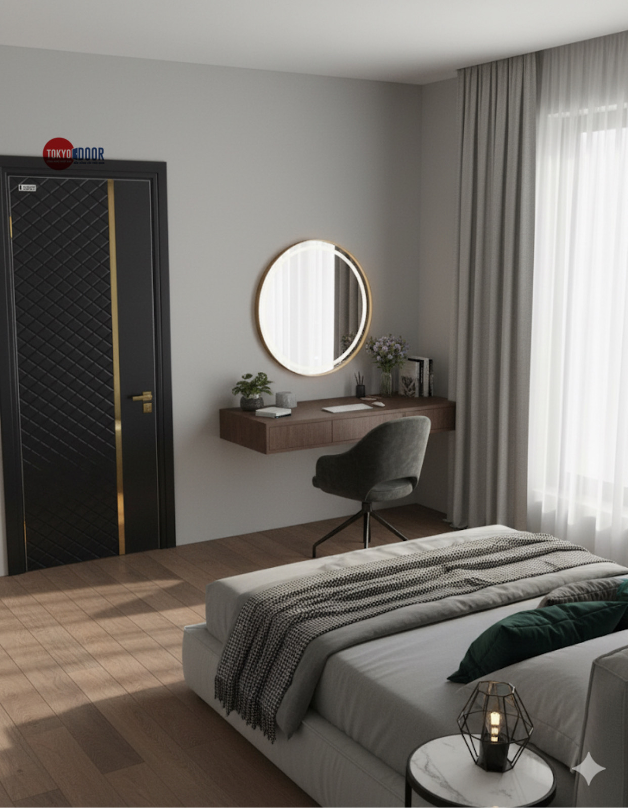 Cửa nhựa Composite Tokyodoor HS05 Cửa nhựa Composite Tokyodoor HS05